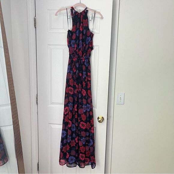 ModCloth High Neck Tie Waist Maxi Dress - Picture 2 of 7